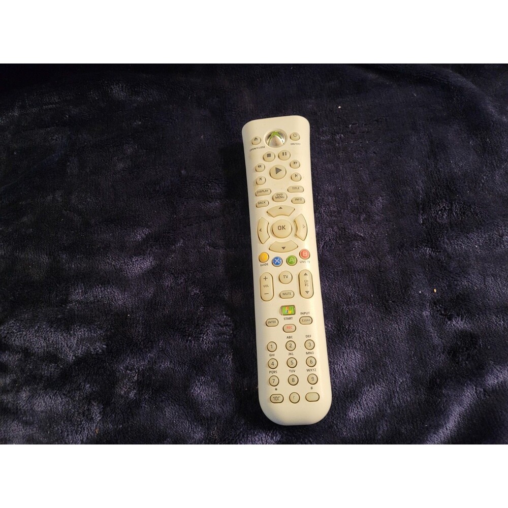Xbox 360 Universal Media Remote Microsoft White Media Remote Used Untested